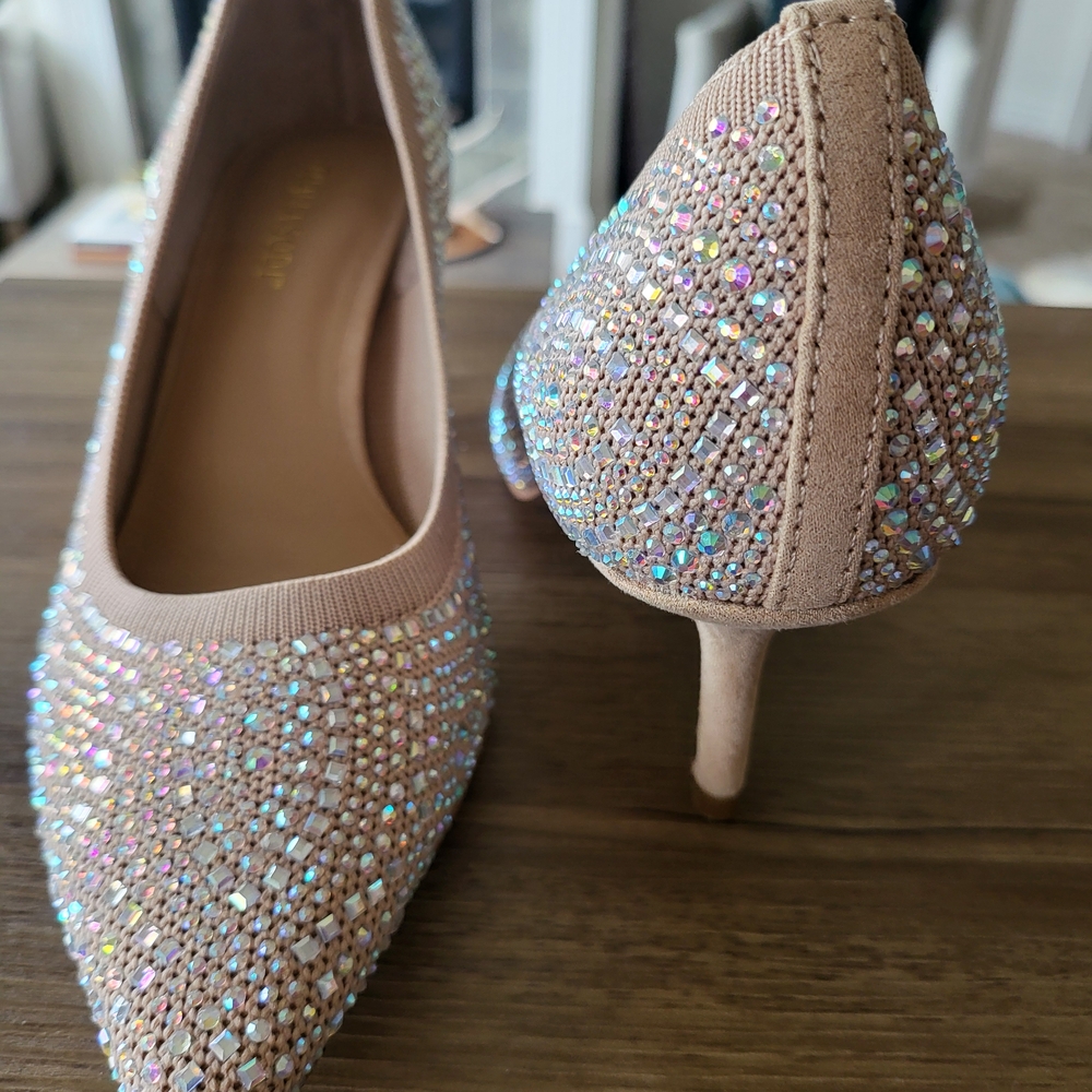 Thalia Sodi Crystal Glitter Pumps- NEW - Picture 3 of 7